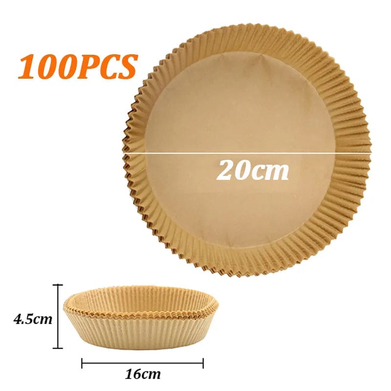 Feuilles Jetables pour Air Fryer (50/100 feuilles) Air Fryer