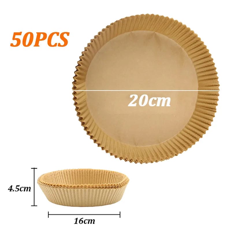 Feuilles Jetables pour Air Fryer (50/100 feuilles) Air Fryer