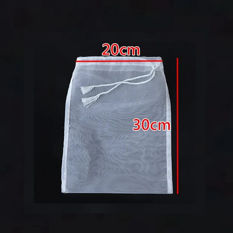 Filtre en Nylon Réutilisable pour Thé, Café, Huile - Sac de Filtre pour Lait Végétal
