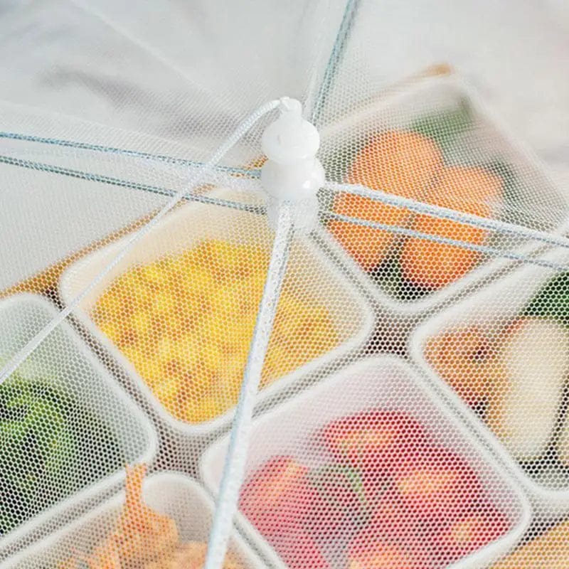 Couvre-Plat Pliable Anti-Moustique pour Aliments Tissu Mesh Respirant