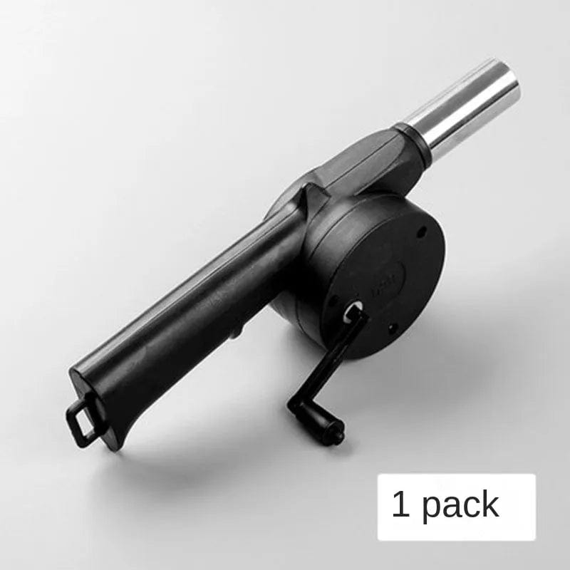 Ventilateur à Main Portable pour Barbecue - Accessoire BBQ - Acier Inoxydable barbecue