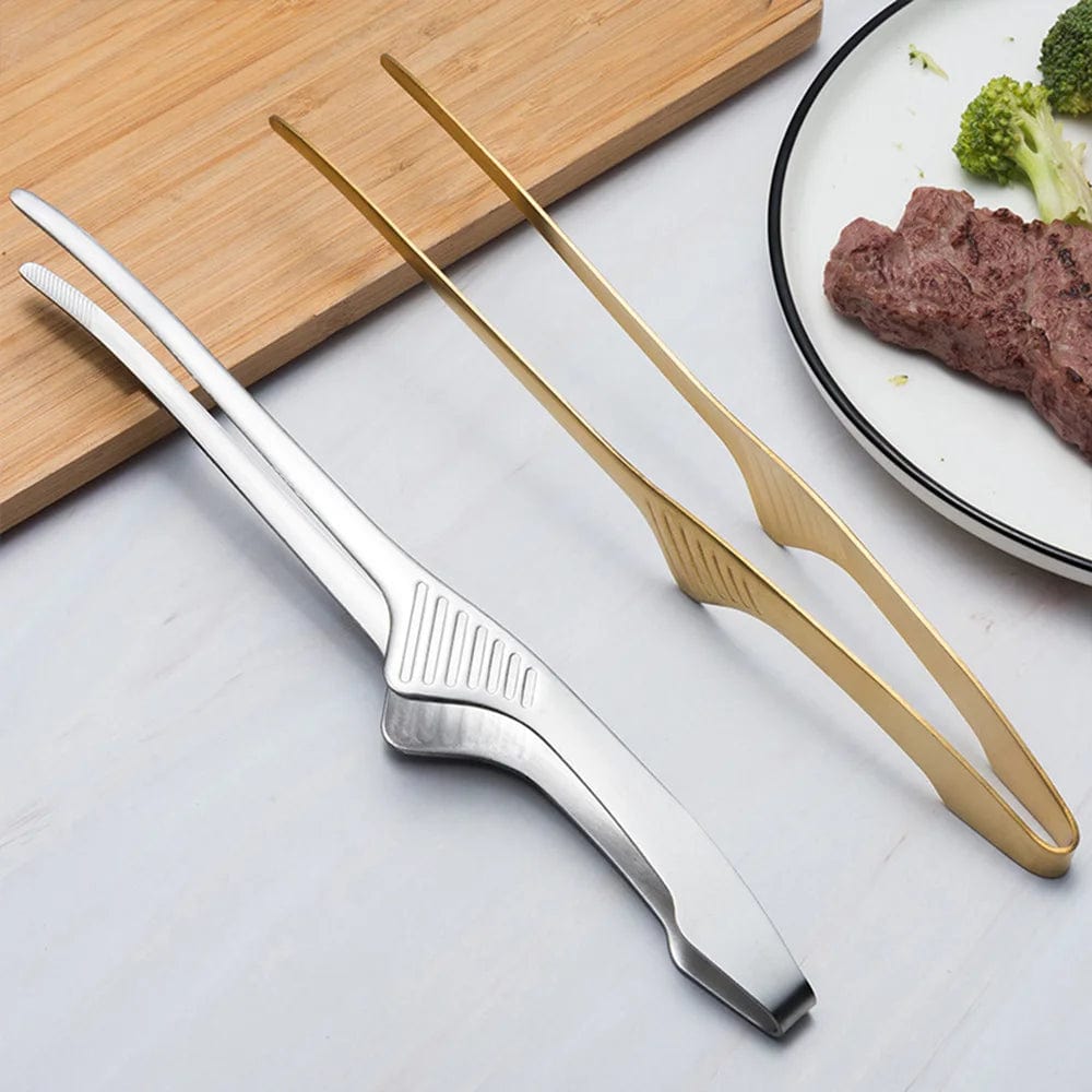 Pinces de barbecue coréennes en acier inoxydable - Pratiques et durables barbecue
