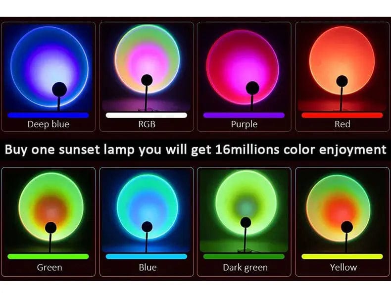 Lampe Coucher de Soleil controlable à distance (par télécommande et smartphone)