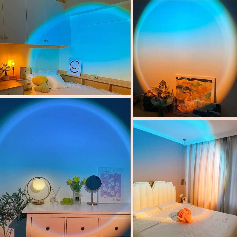 Lampe Coucher de Soleil controlable à distance (par télécommande et smartphone)