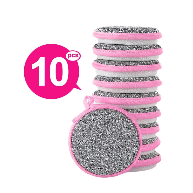 Lot de 3 Eponges de Nettoyage Double Face - Eco-Friendly eponge