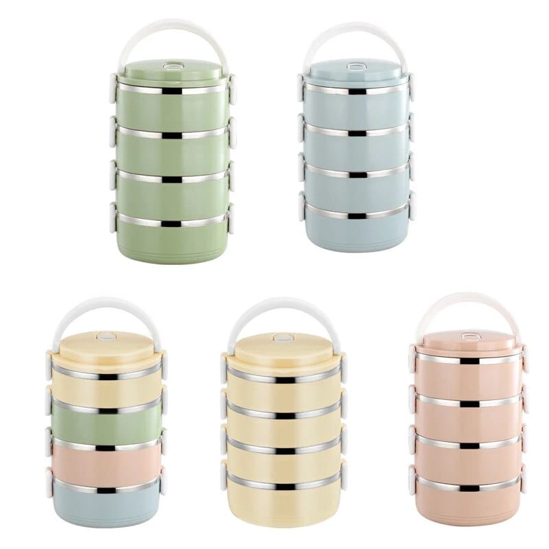 Lunchbox cylindrique multi-compartiments Lunchbox