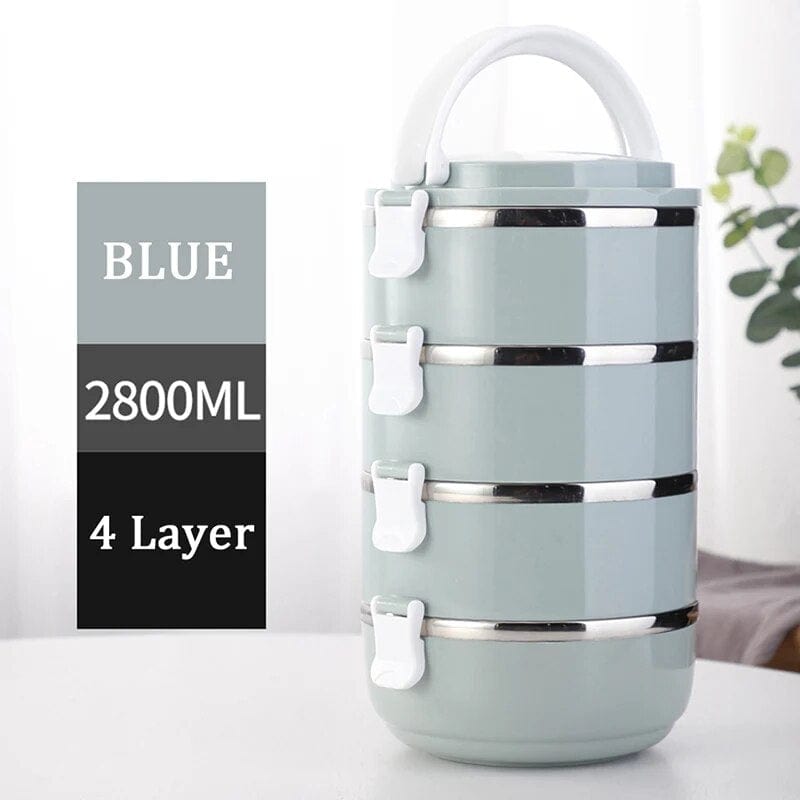Lunchbox cylindrique multi-compartiments Lunchbox