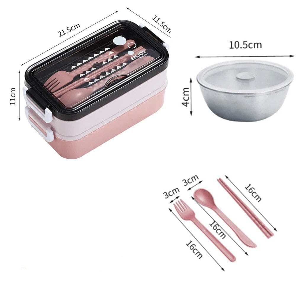 Lunchbox étanche avec couverts