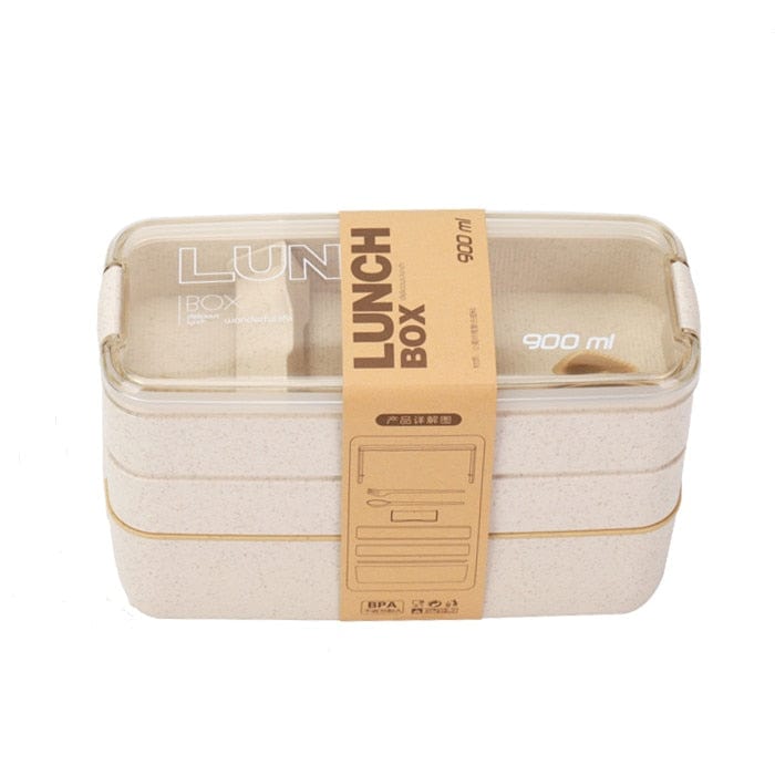 LunchBox Japonaise Multi-Compartiments avec Verre à Soupe Lunchbox