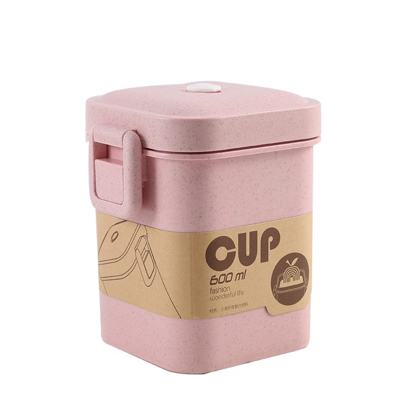 LunchBox Japonaise Multi-Compartiments avec Verre à Soupe Lunchbox
