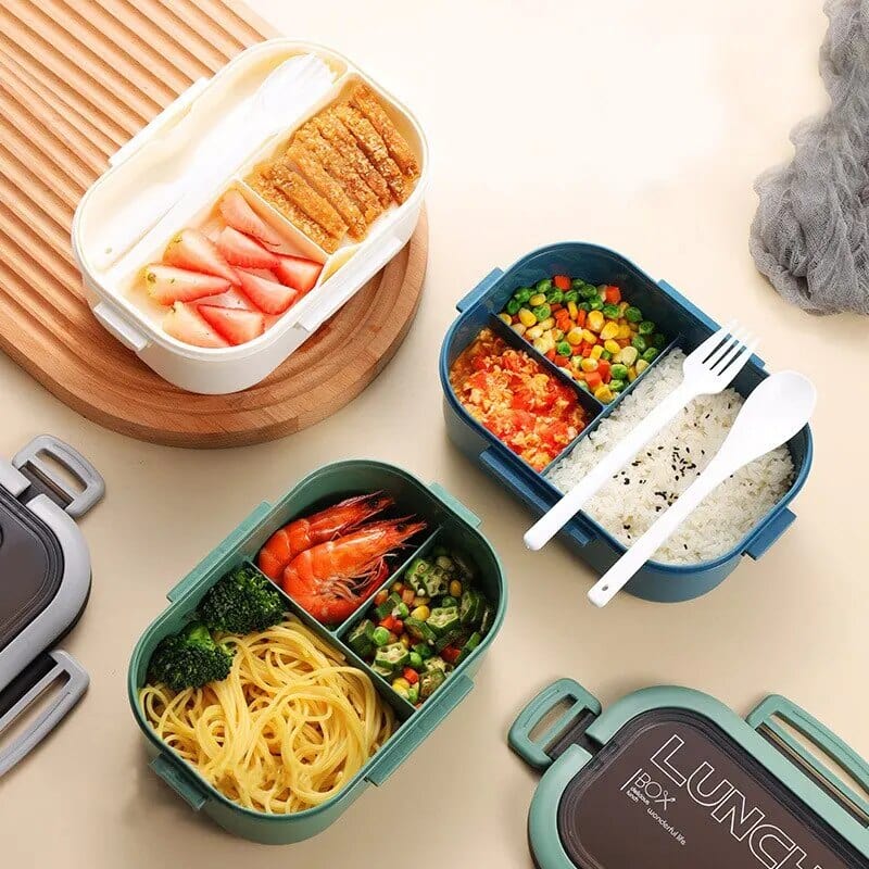 Lunchbox multi-compartiments à 2 étages Lunchbox