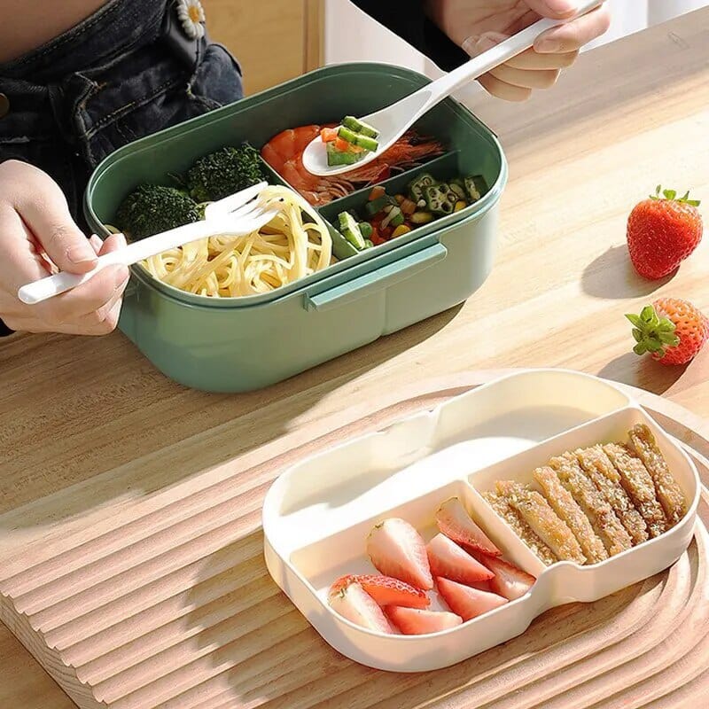Lunchbox multi-compartiments à 2 étages Lunchbox