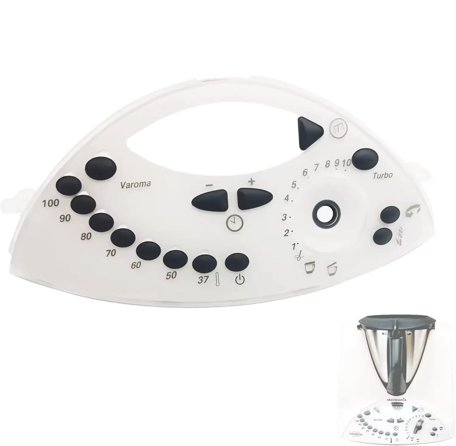 Frontal Thermomix TM31 - Panneau de Commande Transparent Compatible Thermomix