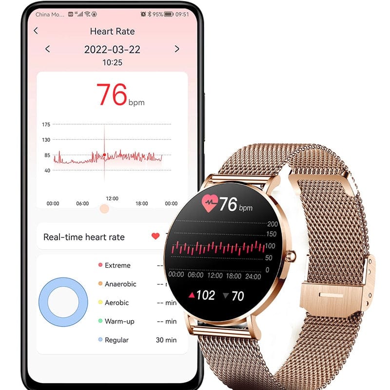 Montre Connectée Élégante pour femme