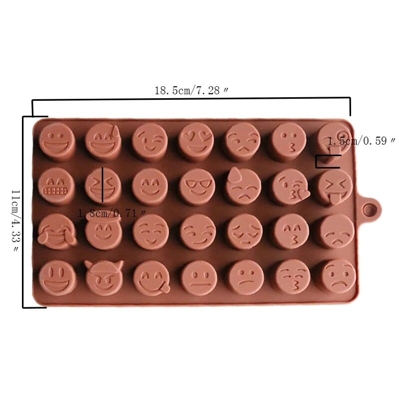 Moule à Chocolat Emoji Moules à Chocolat