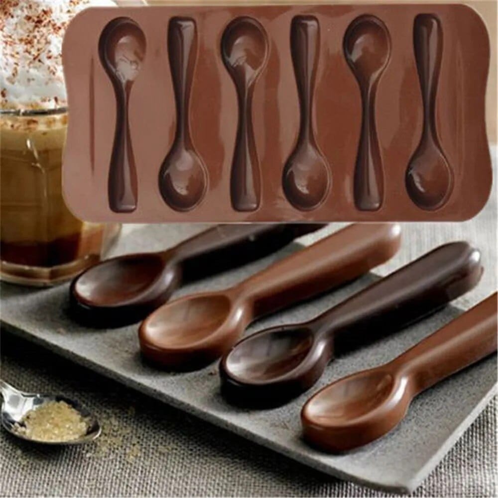 Moule à Chocolat en forme de Cuillère Moules à Chocolat