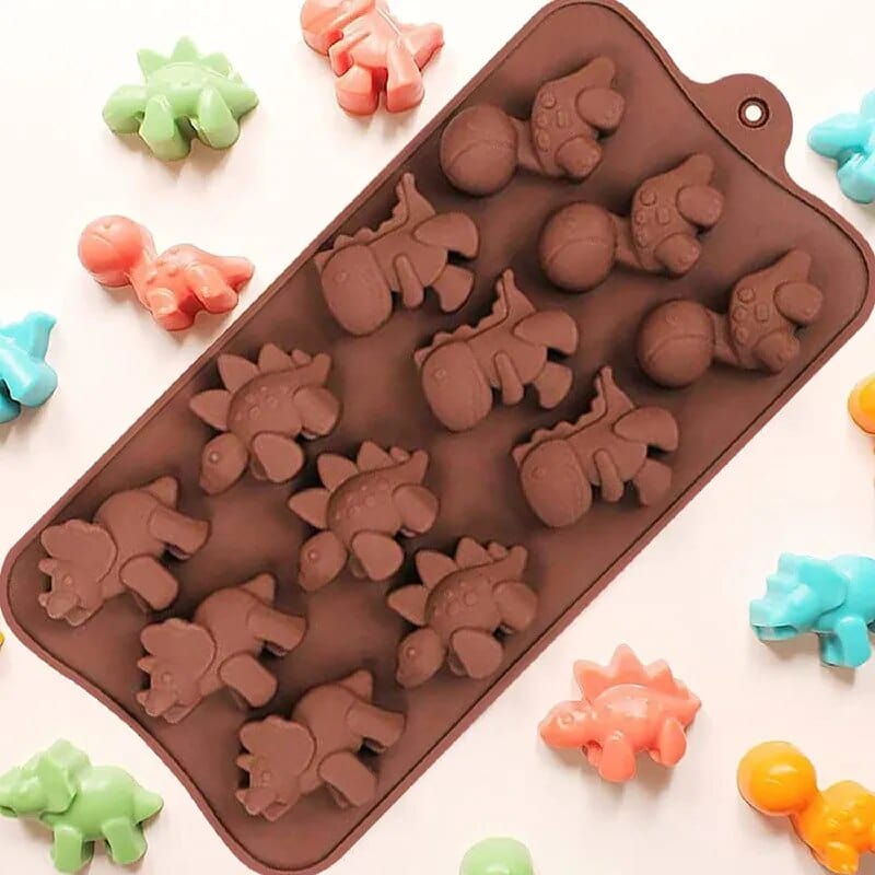Moule à Chocolat en forme de Dinosaures Moules à Chocolat