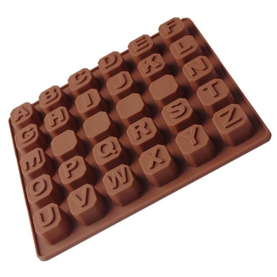 Moule à Gateau et Chocolat : Lettres de l'Alphabet Moules à Chocolat