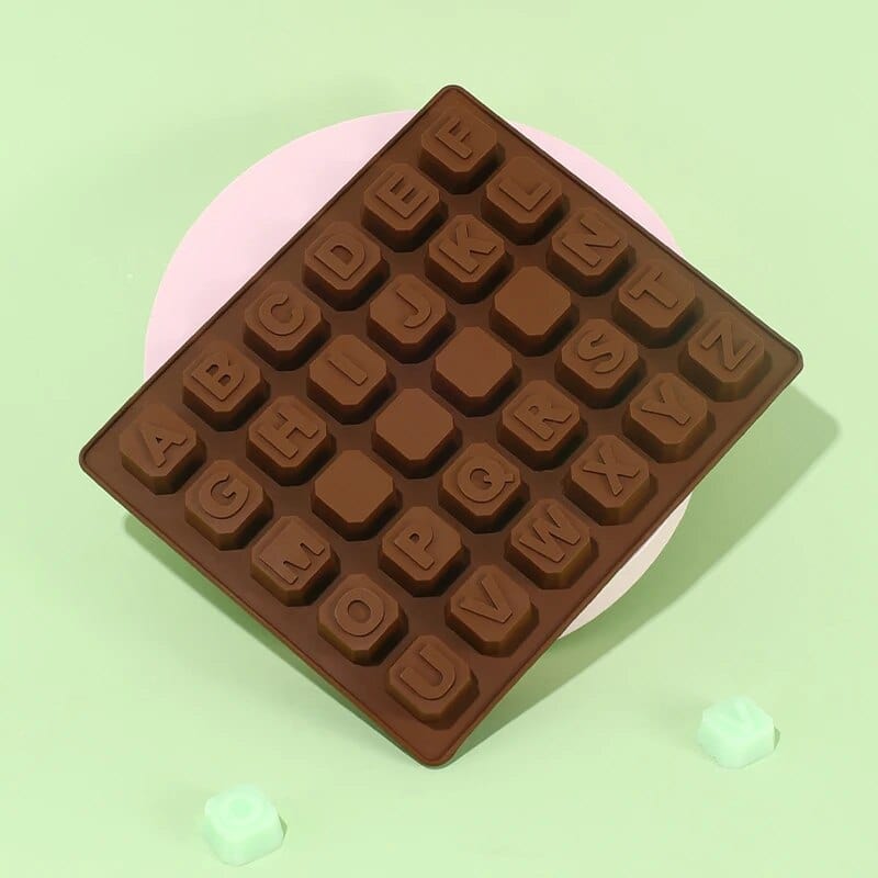 Moule à Gateau et Chocolat : Lettres de l'Alphabet Moules à Chocolat