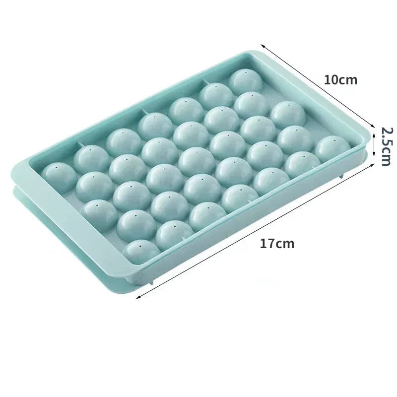 Moule à glaçons sphériques 33 boules - Idéal pour cocktails et whisky Moules à Glaçons