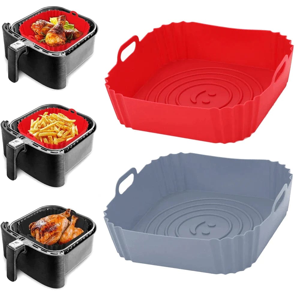 Moules en Silisone Carrés pour Friteuse sans huile Friteuse sans Huile