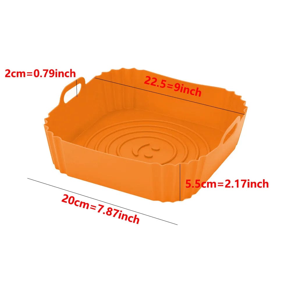 Moules en Silisone Carrés pour Friteuse sans huile Friteuse sans Huile