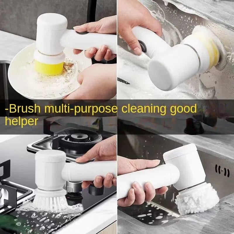 Brosse de Nettoyage Électrique sans Fil pour Cuisine et Salle de Bain