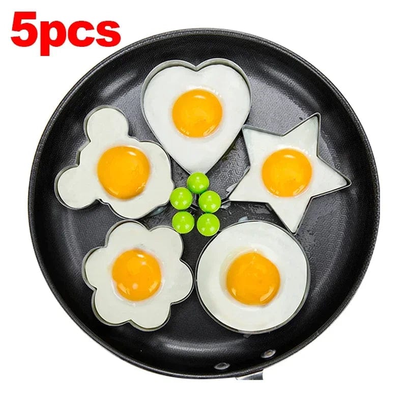 Emporte-Pièce en Forme de Coeur en Acier Inoxydable - Outil de Cuisine pour Pancakes et Omelettes - Accessoire de Cuisine