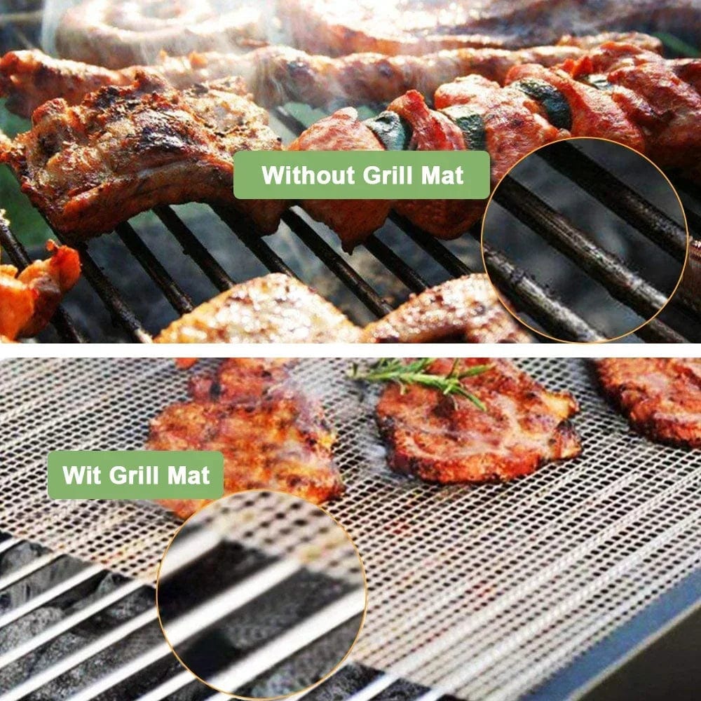Grille de Barbecue Antiadhésive Réutilisable, Résistante à la Chaleur BBQ barbecue