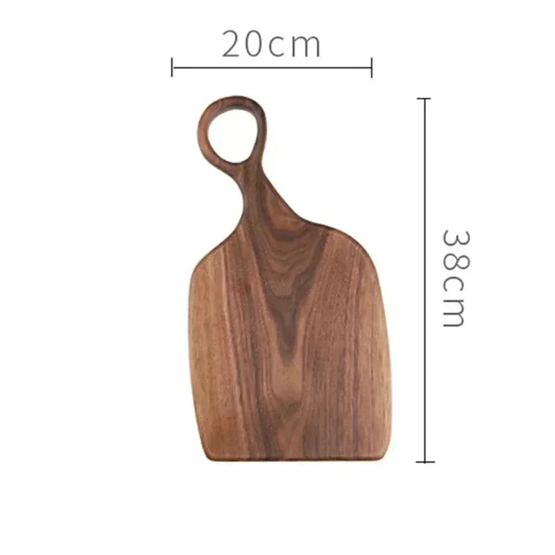 Planche à Découper Cuisine Bois Noyer Massif Traditionnelle Planche à Découper