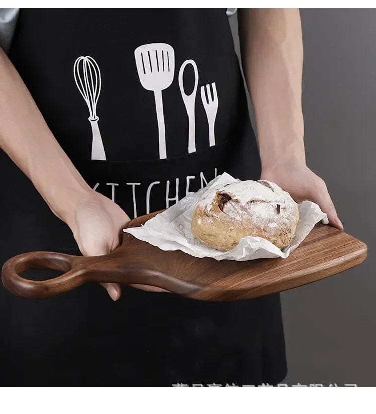Planche à Découper Cuisine Bois Noyer Massif Traditionnelle Planche à Découper