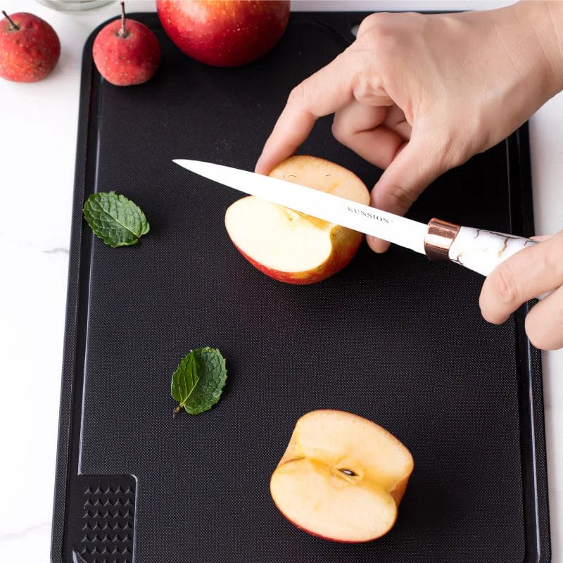 Planche à découper de cuisine multifonctionnelle avec presse-ail Planche à Découper