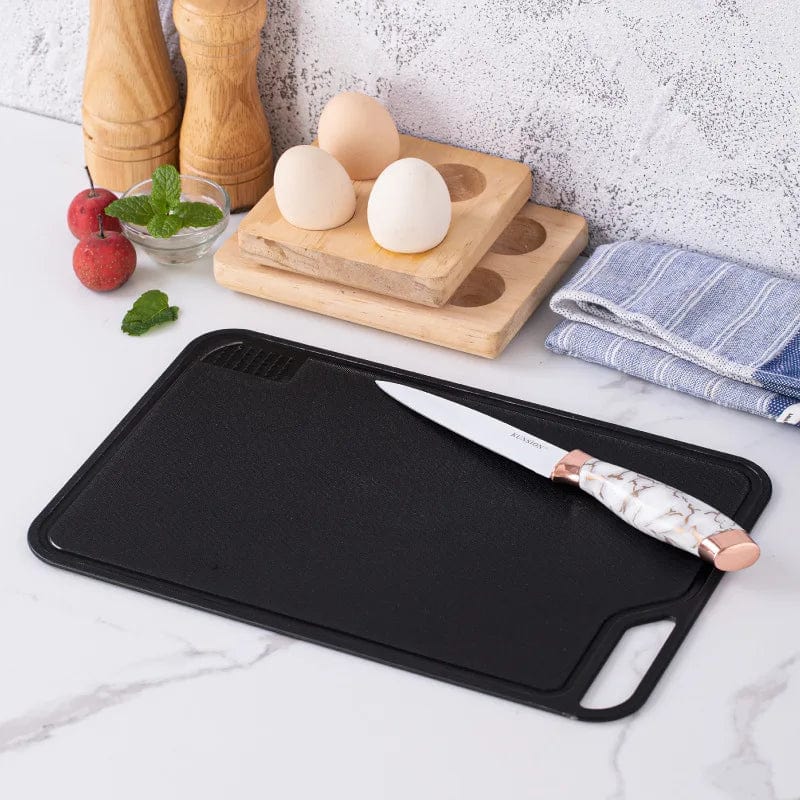 Planche à découper de cuisine multifonctionnelle avec presse-ail Planche à Découper