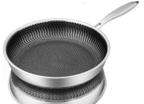 Poêle Innovante au Revêtement en nid d'abeille pour une Cuisson Parfaite