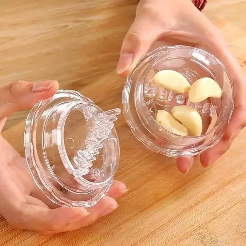 Presse-ail multifonctionnel à vis - Boîte à ail Coupe Légumes