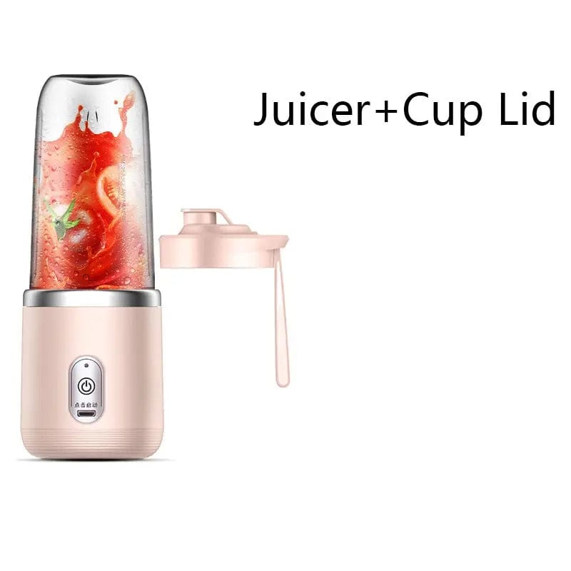 Presse-Jus Portable Électrique Multifonction 300ML - Bleu/Rose
