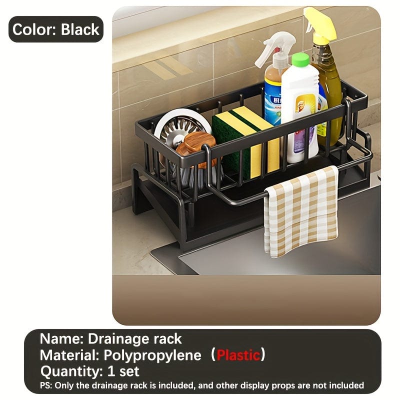 Range-éponge Cuisine Design Noir