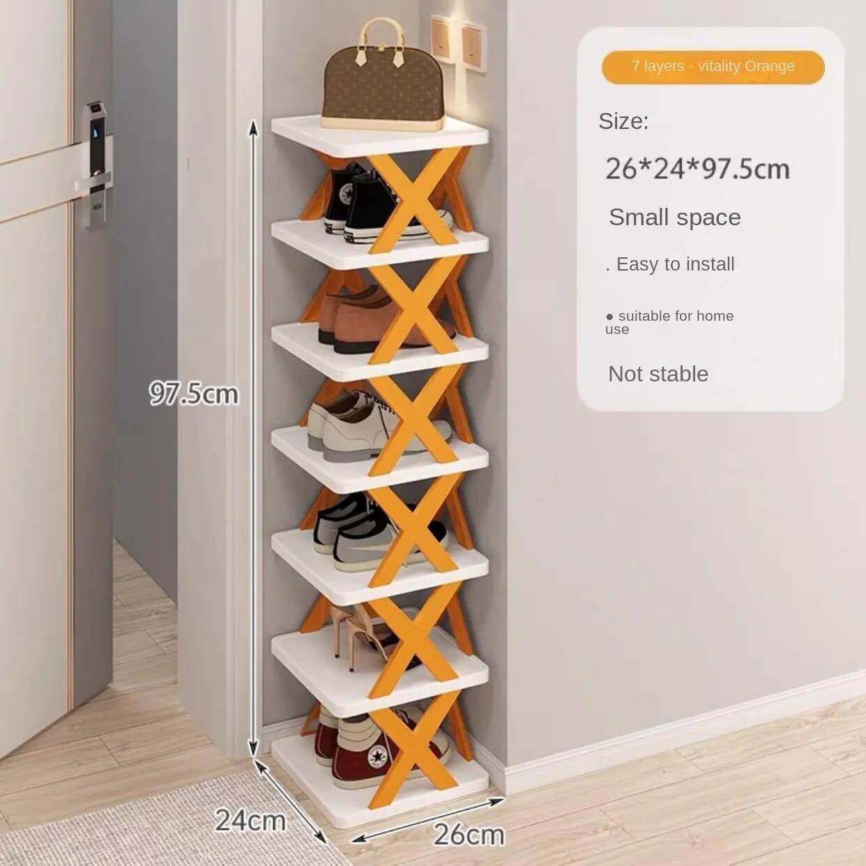 Rangement pour chaussures multi-étages