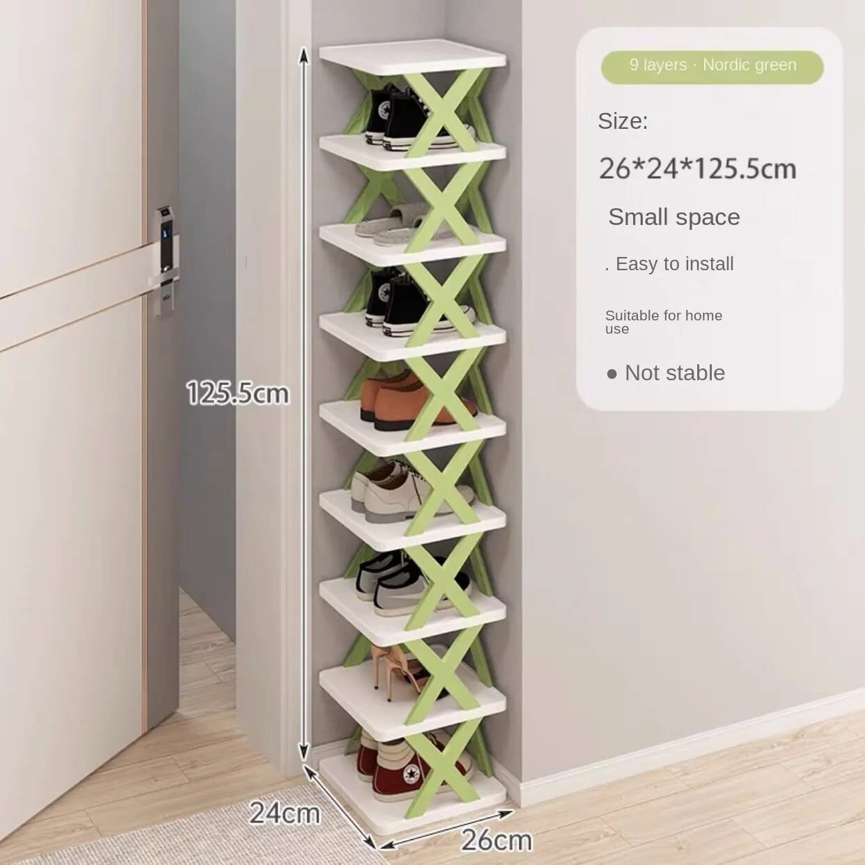 Rangement pour chaussures multi-étages