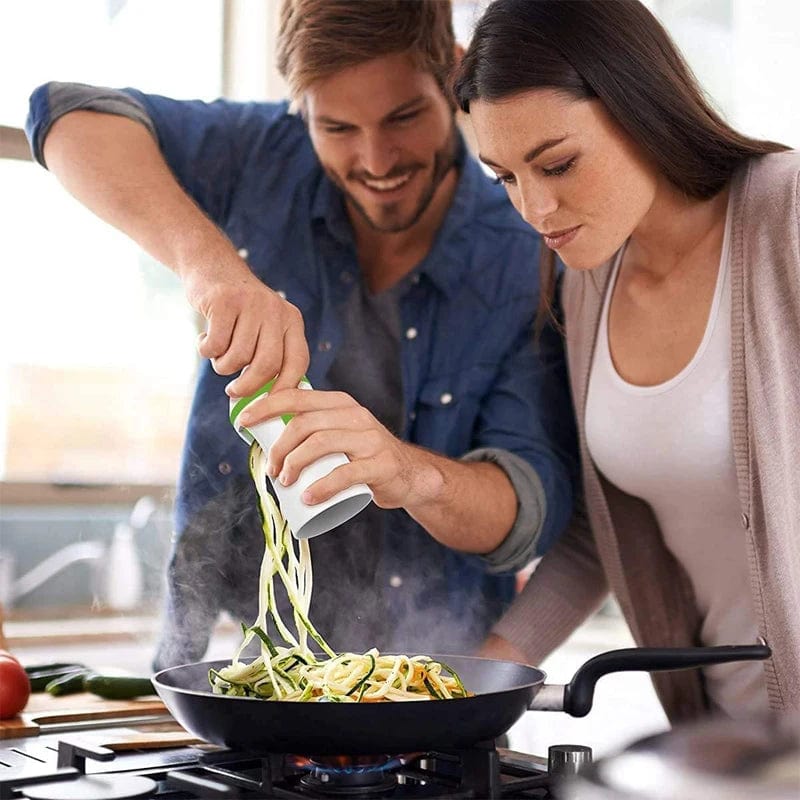 Spiralizer de Légumes en Acier Inoxydable - Coupe-légumes Spaghetti Zucchini Coupe Légumes