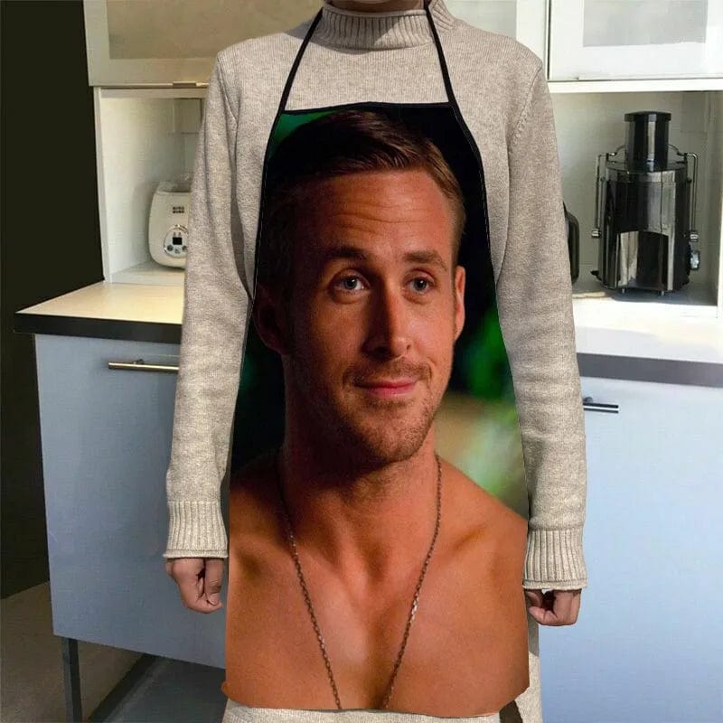 Tablier de Cuisine Imprimé Ryan Gosling tablier