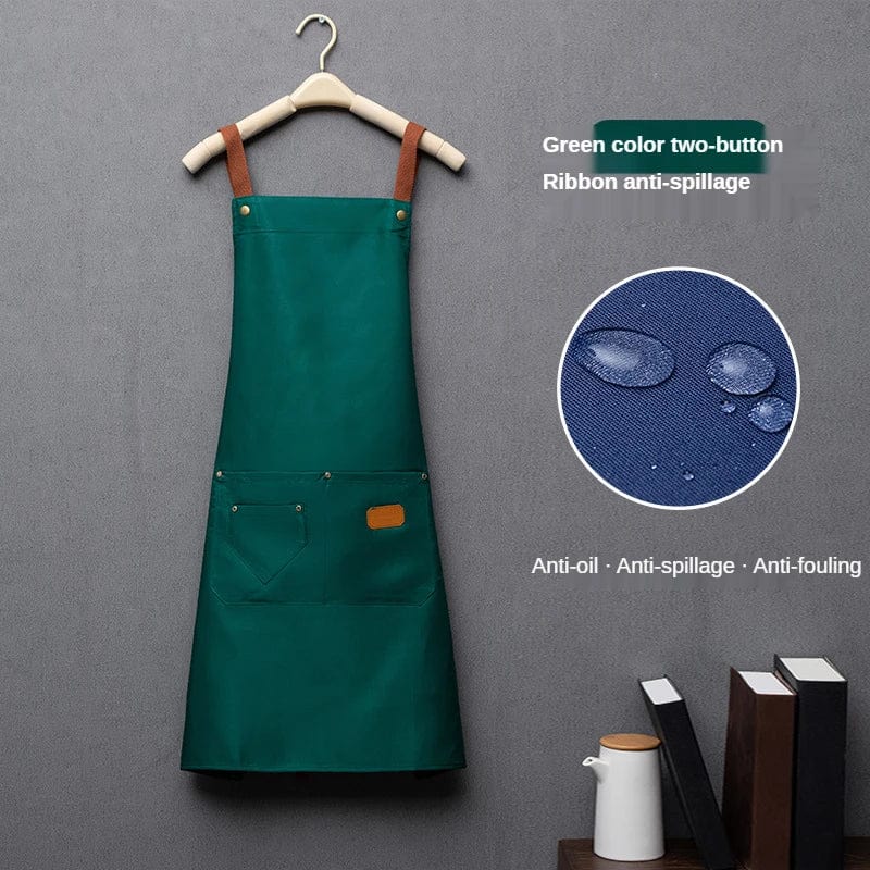 Tablier de cuisine bleu marine en tissu non-tissé tablier