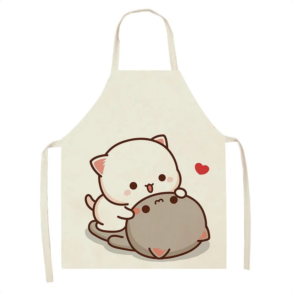 Tablier de Cuisine Kawaï Chats Cartoons Mignons - Taille Enfants tablier
