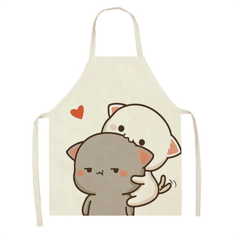 Tablier de Cuisine Kawaï Chats Cartoons Mignons - Taille Enfants tablier