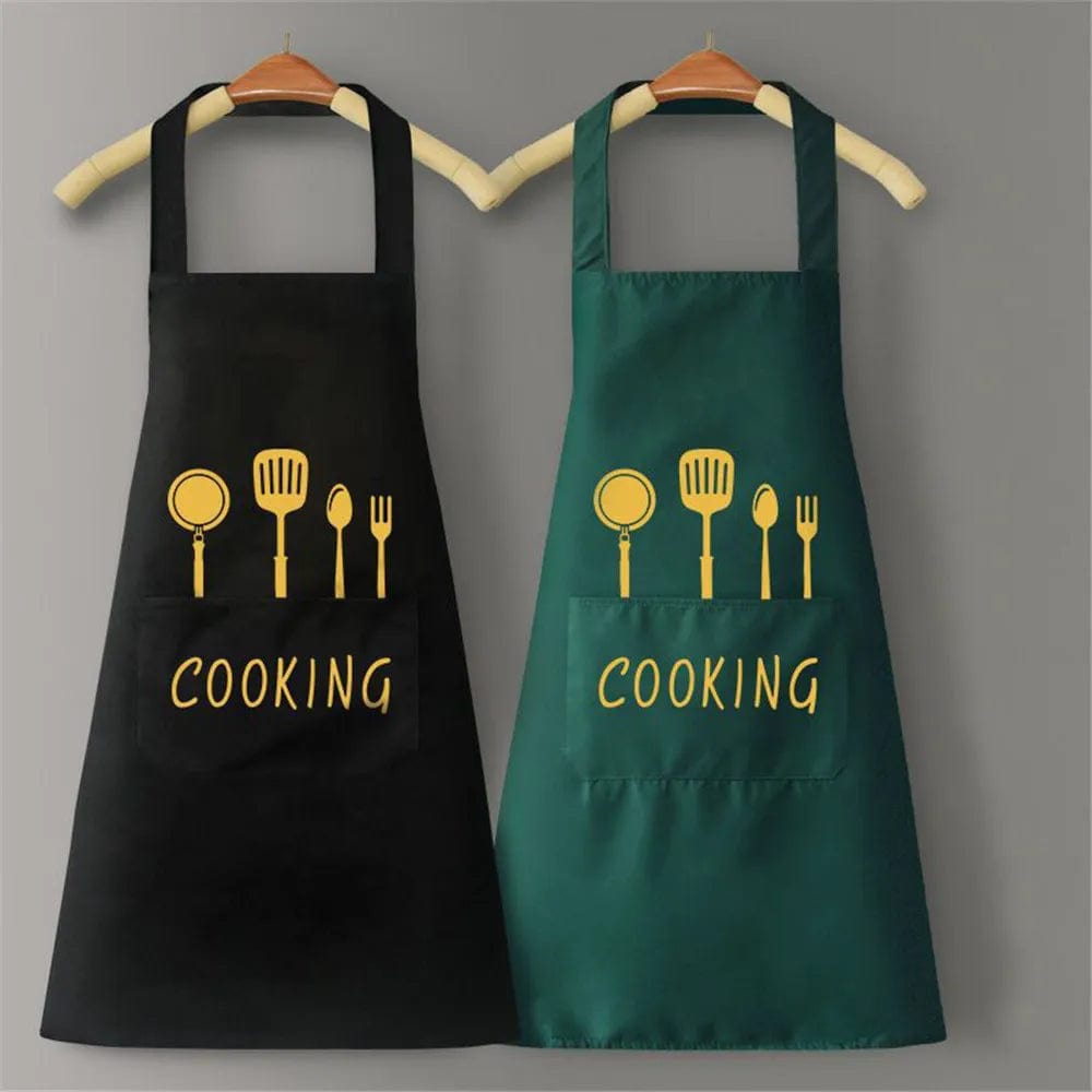 Tablier de Cuisine Classique "Cooking" en PVC Imperméable tablier