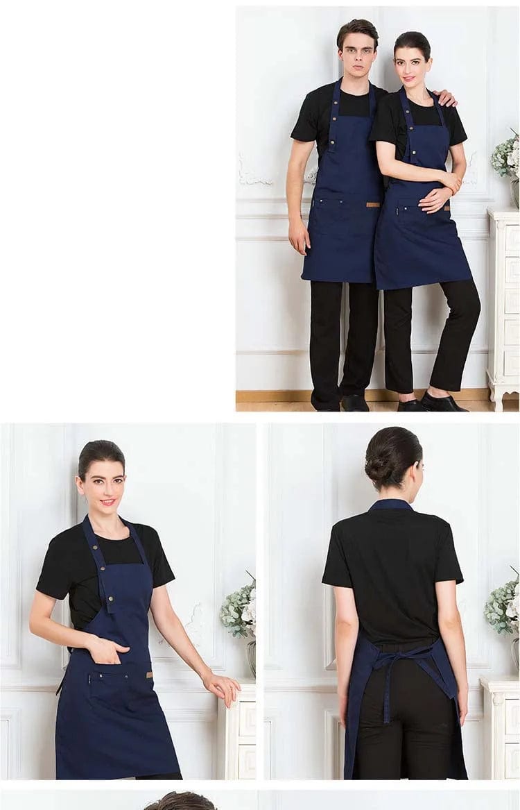 Tablier de Cuisine Confortable pour Femme/Homme - Polyester, Style Coréen tablier