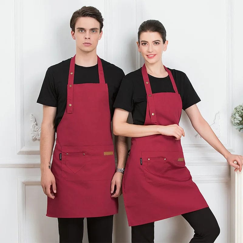 Tablier de Cuisine Confortable pour Femme/Homme - Polyester, Style Coréen tablier