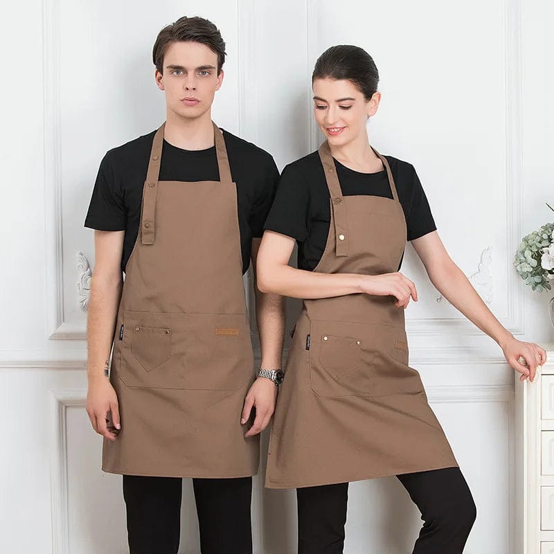 Tablier de Cuisine Confortable pour Femme/Homme - Polyester, Style Coréen tablier