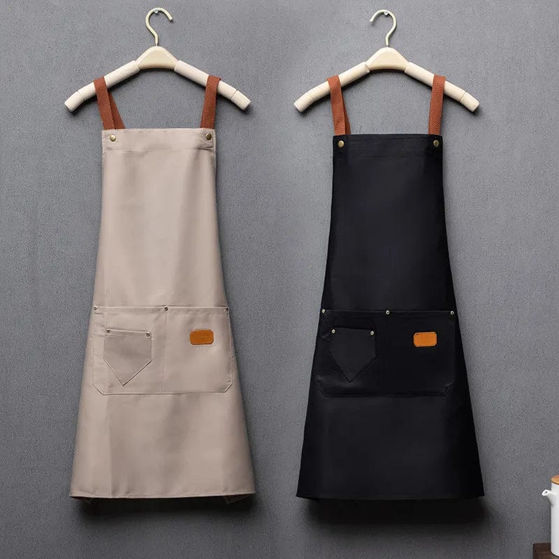 Tablier de cuisine en non-tissé pour homme et femme - Vert tablier