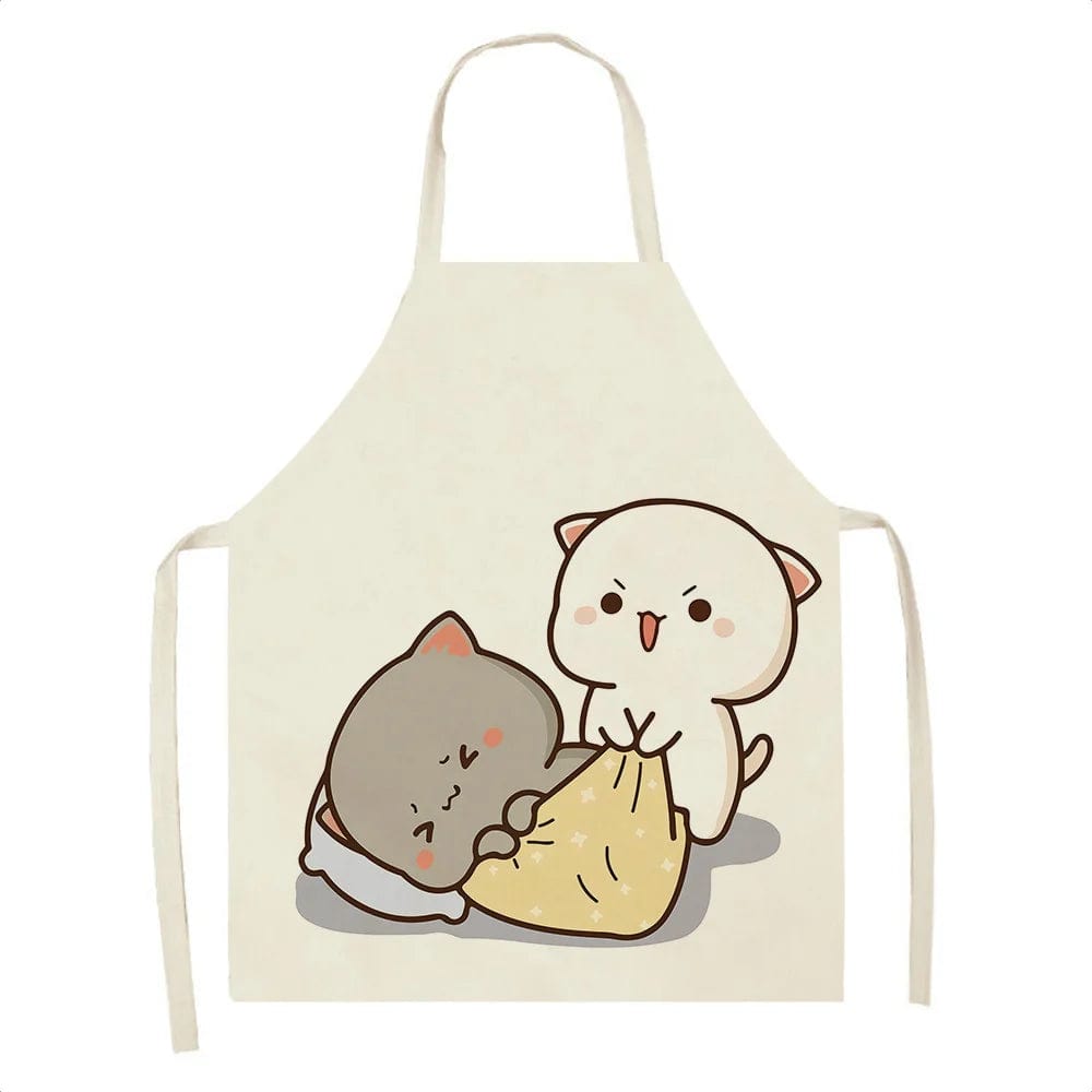 Tablier de Cuisine Kawaï Chats Cartoons Mignons - Taille Enfants tablier
